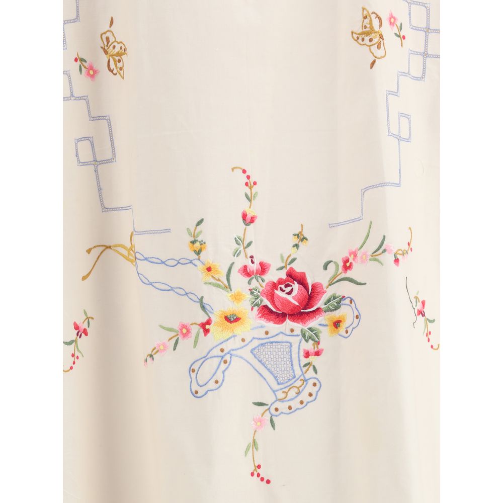 Long Jacket with floral details