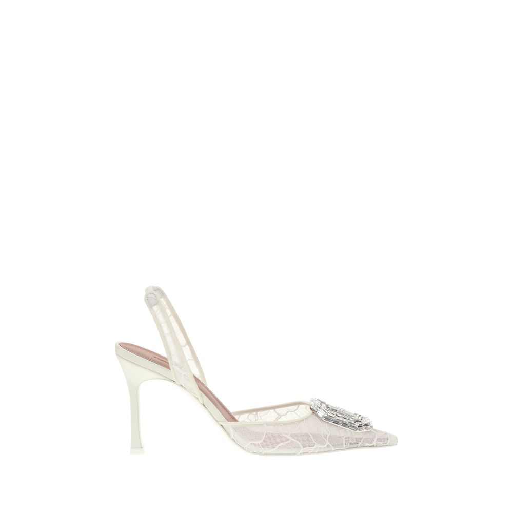 Camelia slingback lace Pumps