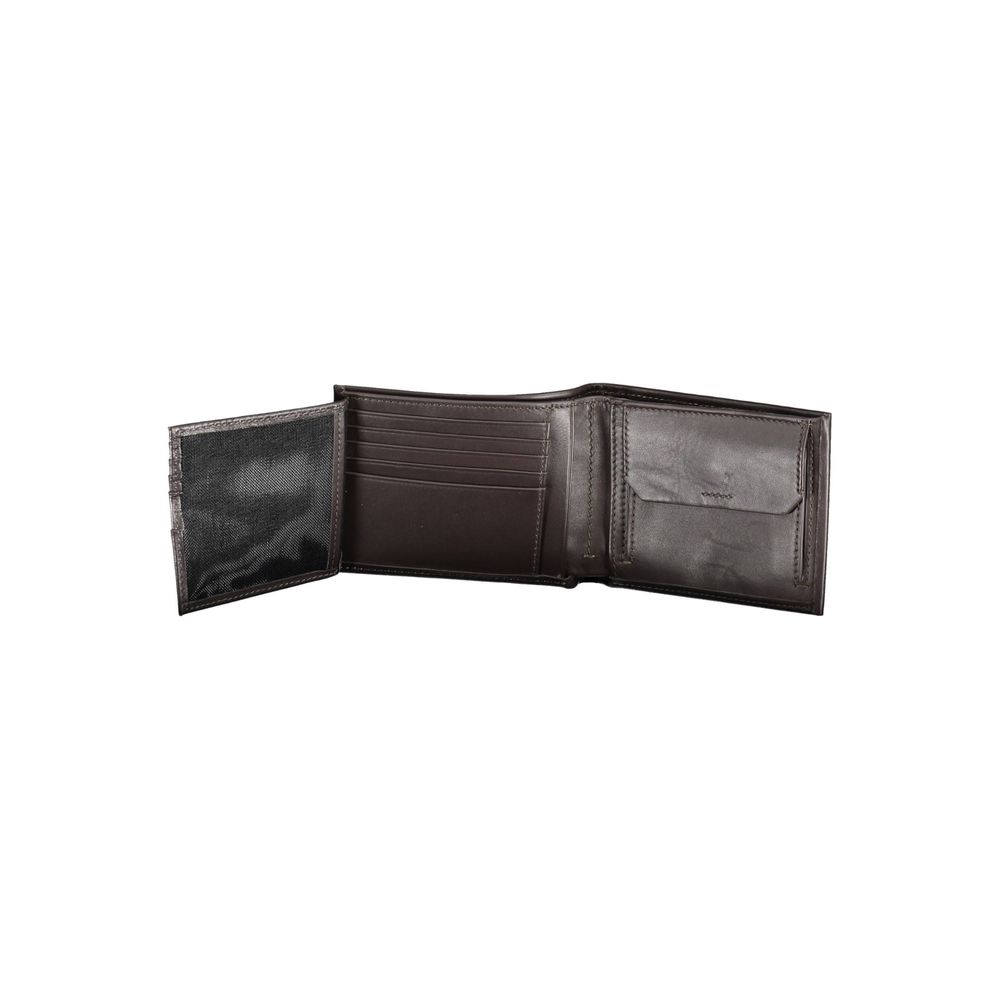 Calvin Klein Marrone Leather Men Wallet