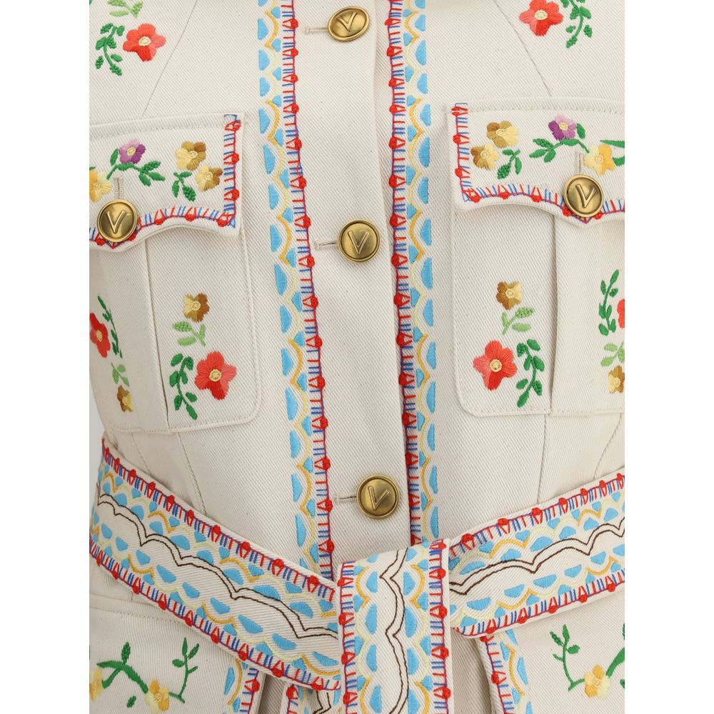 Embroidered Denim Jacket