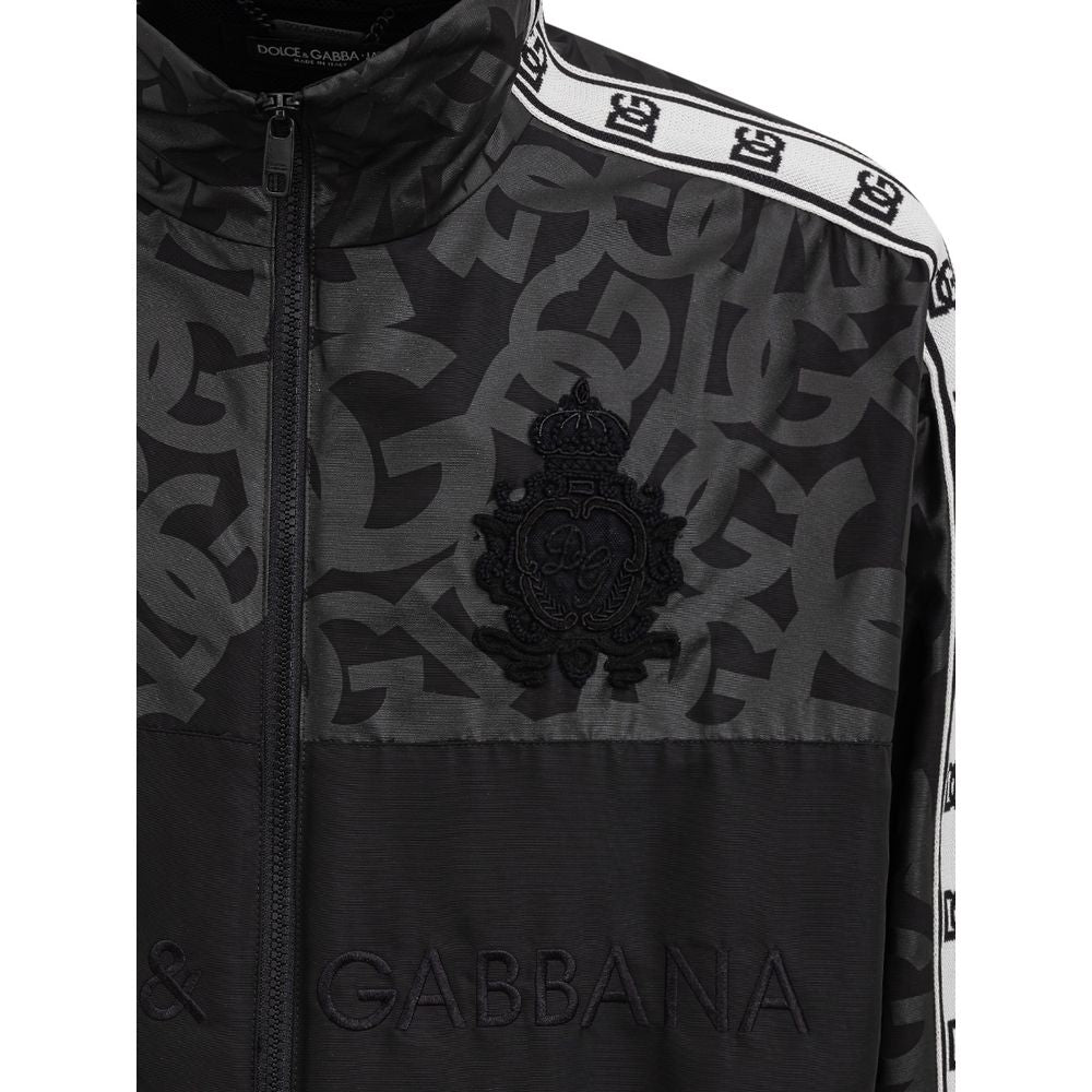 جاكيت دولتشي آند غابانا المصنوع من البوليستر الأسود