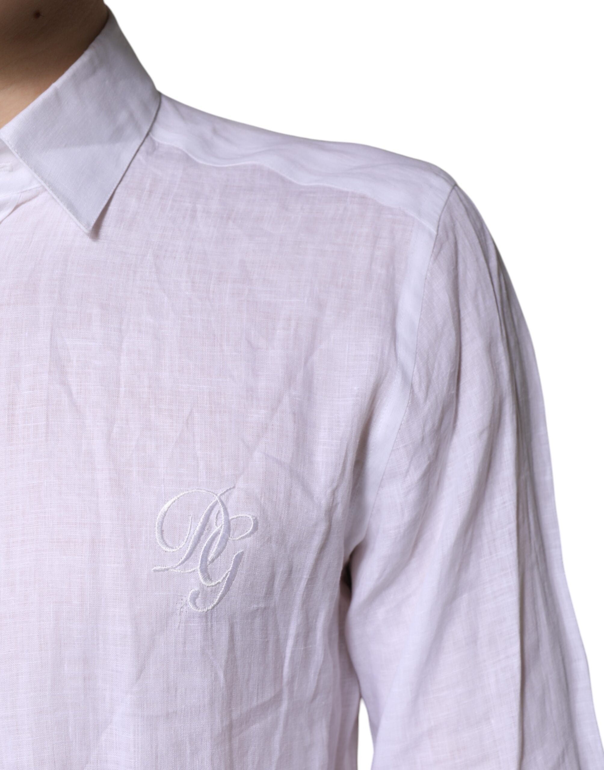 White Linen Martini Dress Formal Shirt