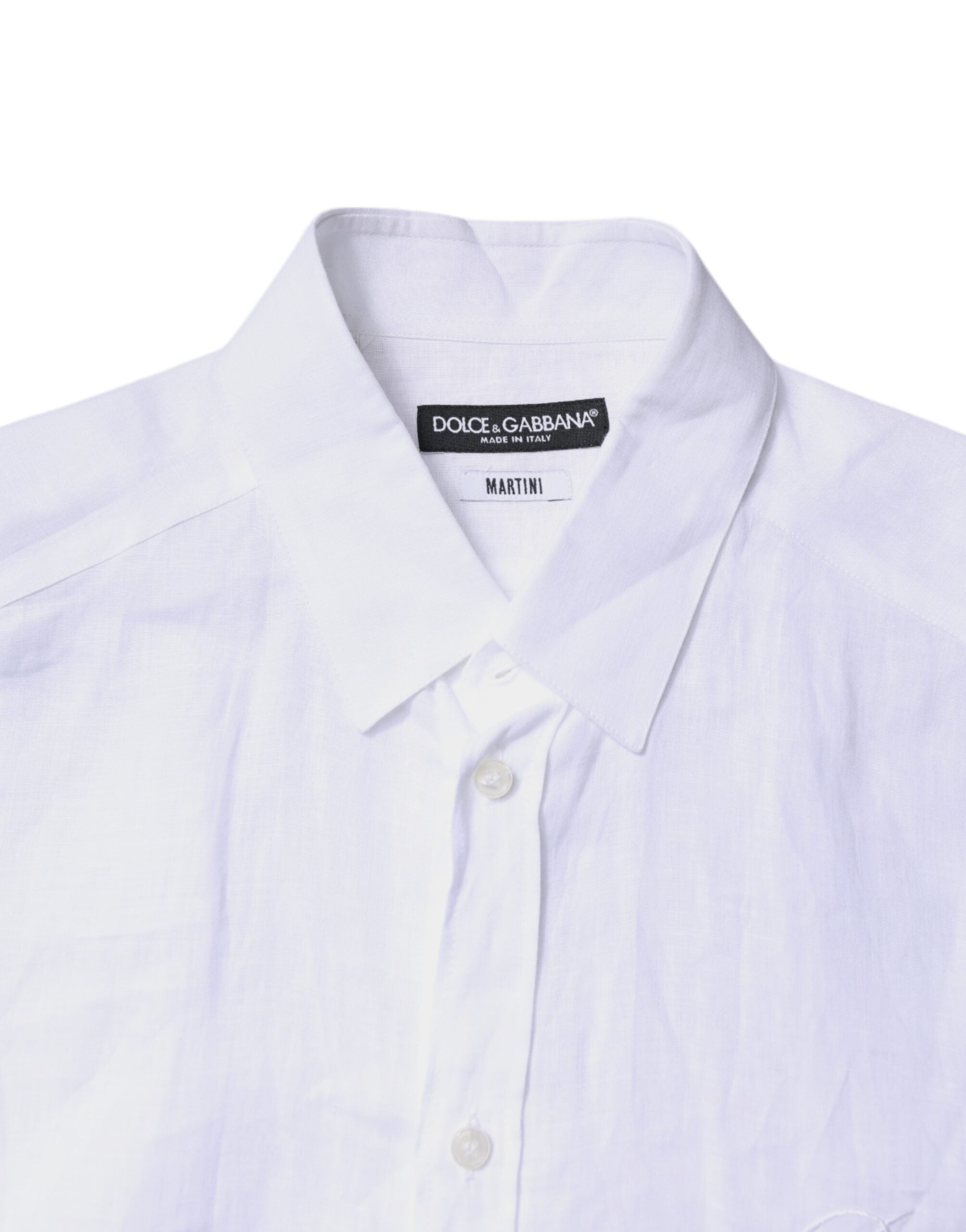 White Linen Martini Dress Formal Shirt
