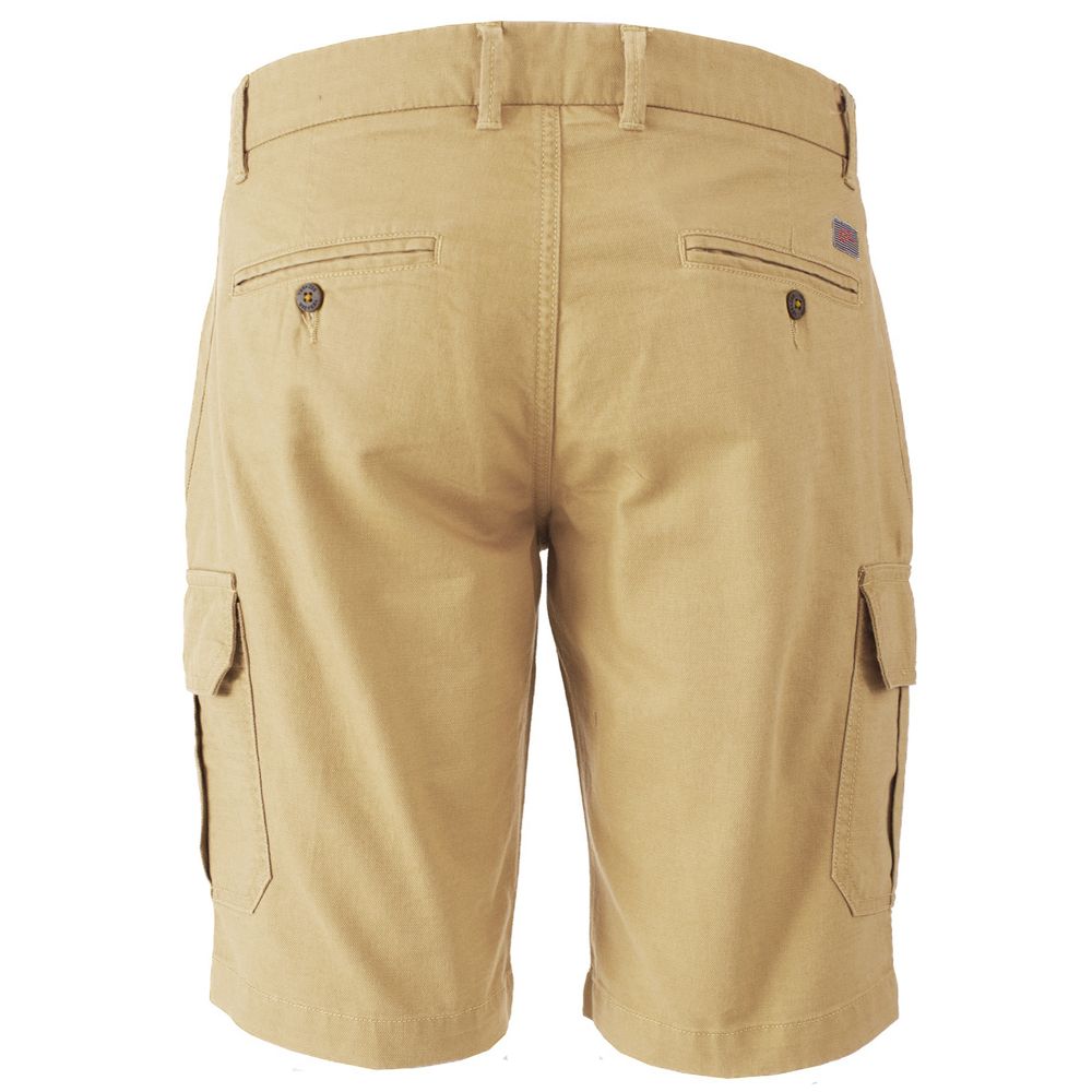 Beige Cotton Short