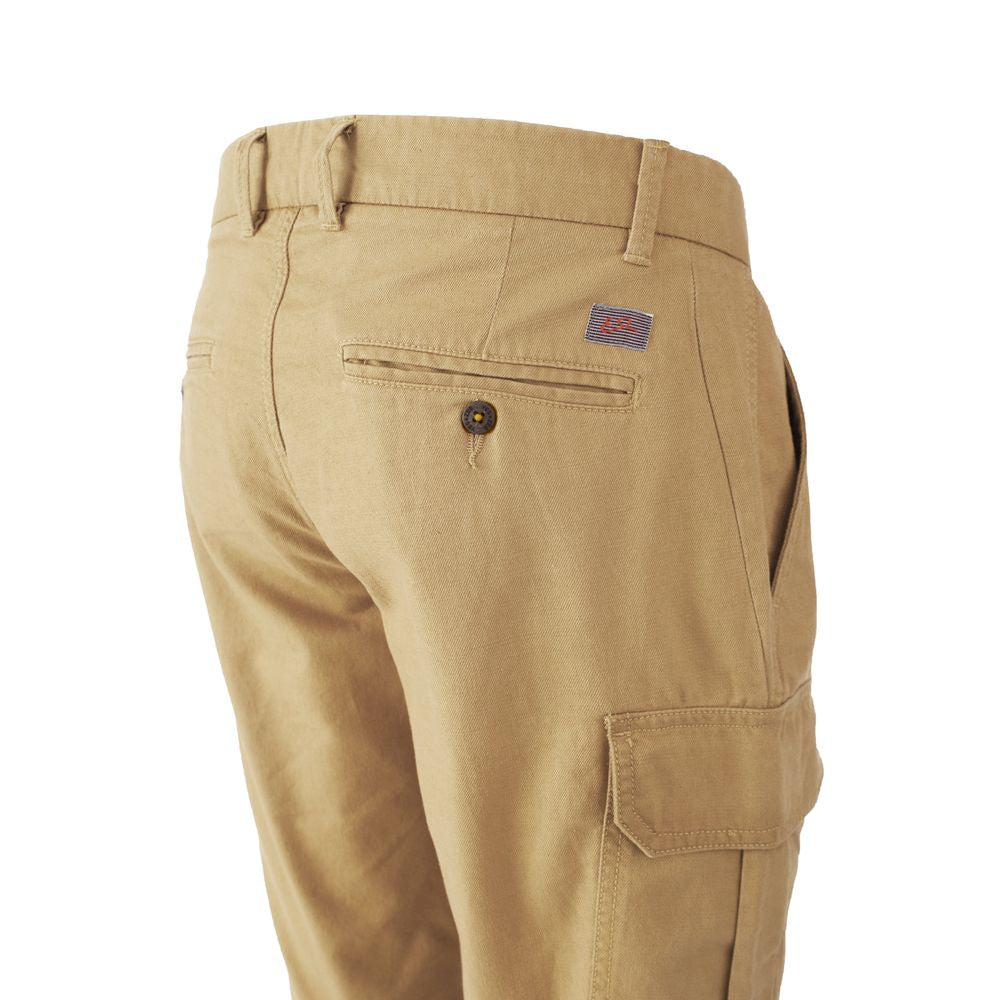 Beige Cotton Short