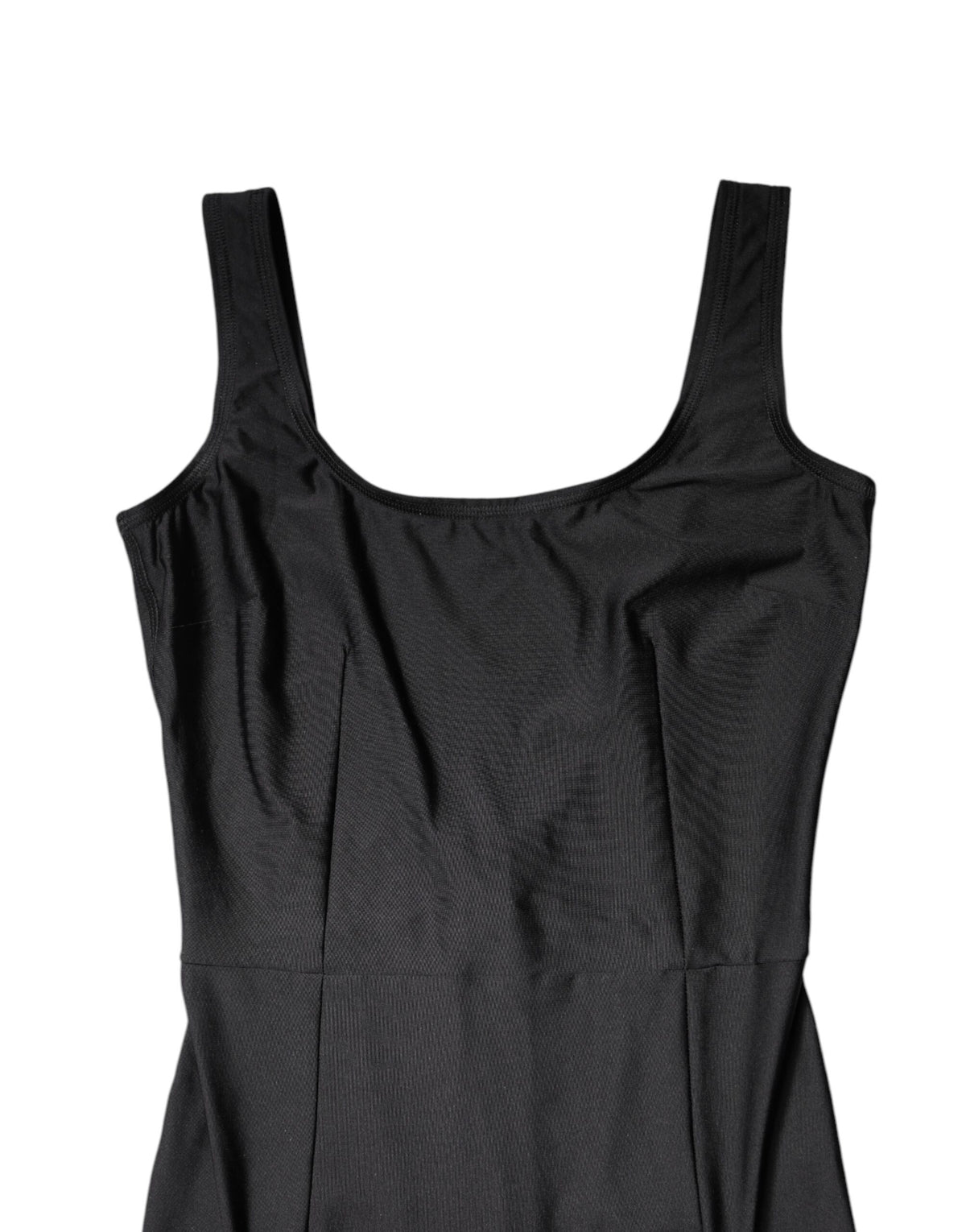 Dolce & Gabbana Black Sleeveless Bodycon Women Jumpsuit Dress
