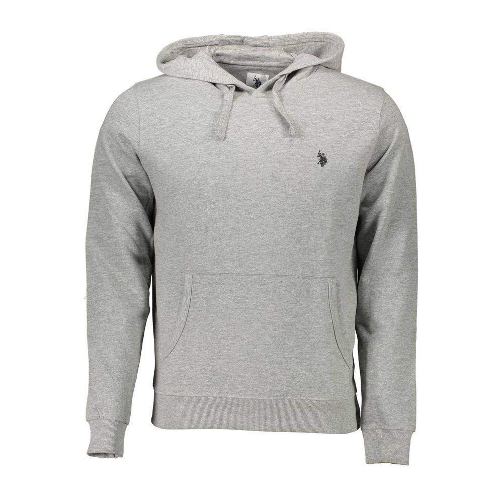 U.S. POLO ASSN. Grigio Cotton Men Sweatshirt - Luxe Marca