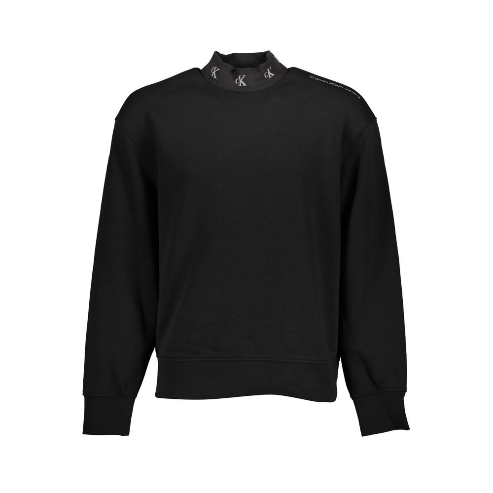 Calvin Klein Nero Cotton Men Sweatshirt - Luxe Marca