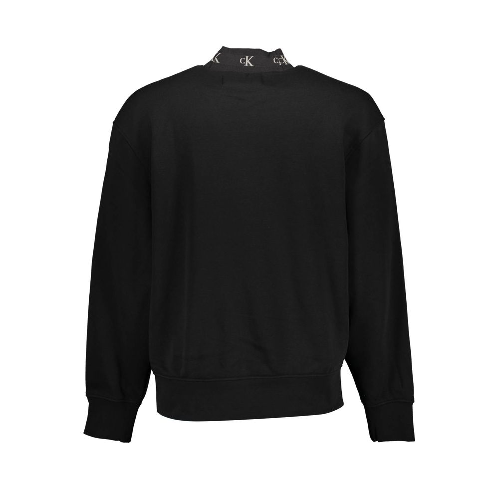 Calvin Klein Nero Cotton Men Sweatshirt - Luxe Marca