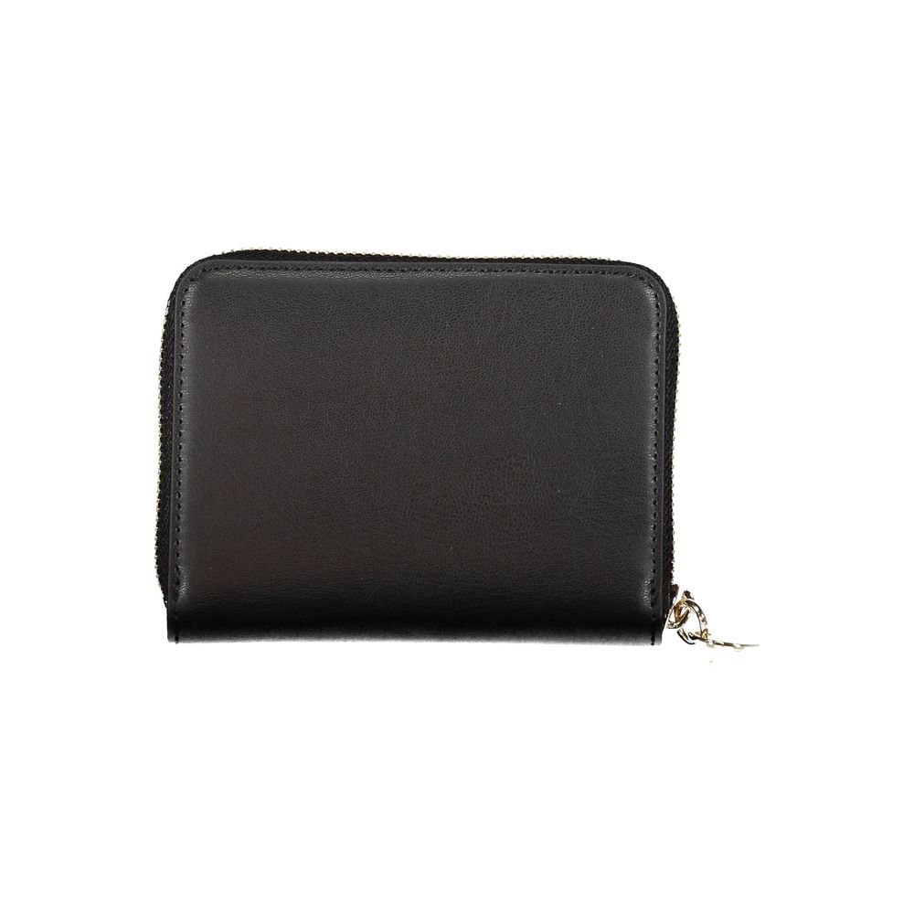 Tommy Hilfiger Black Polyethylene Women Wallet - Luxe Marca