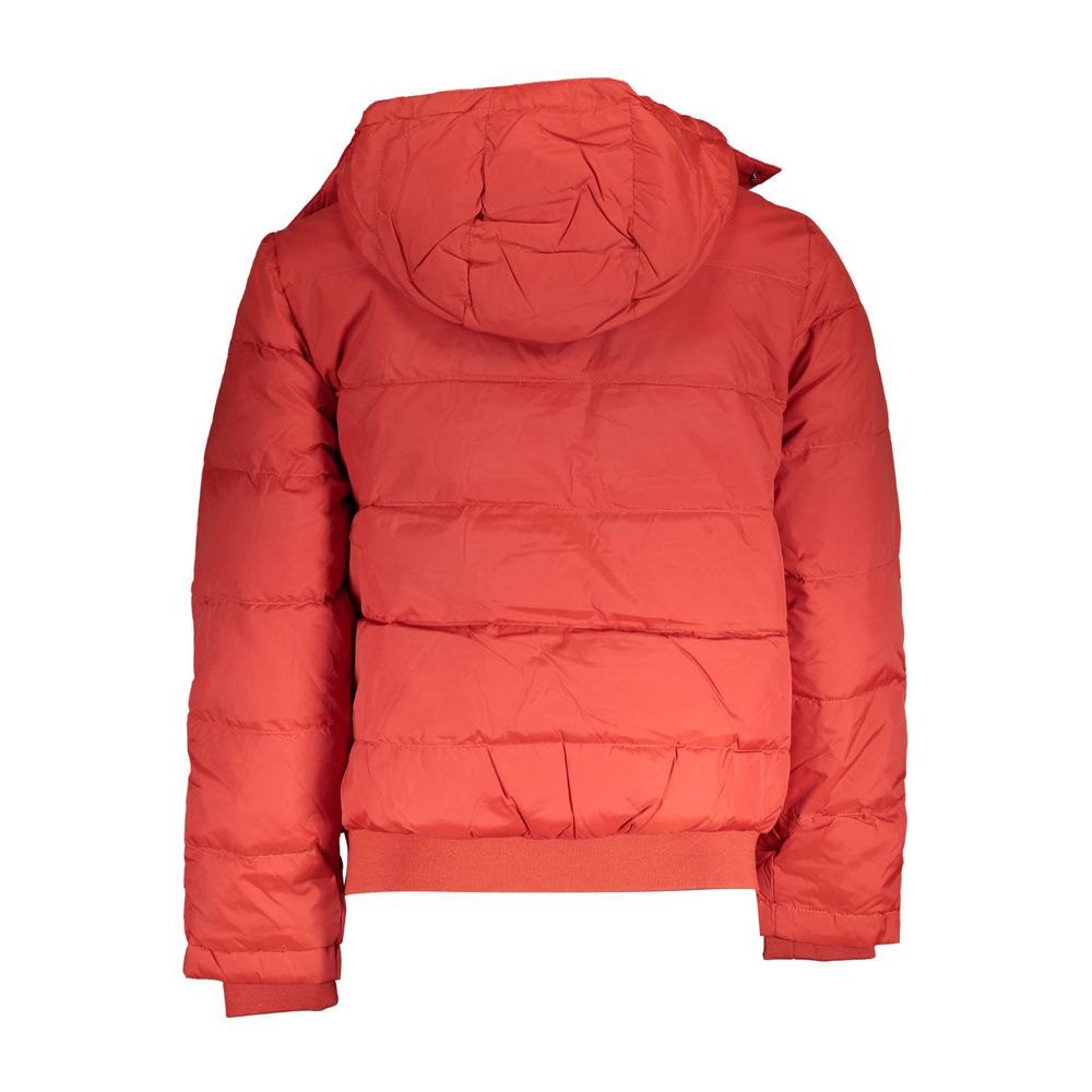 La Martina Orange Polyamide Men's Jacket - Luxe Marca