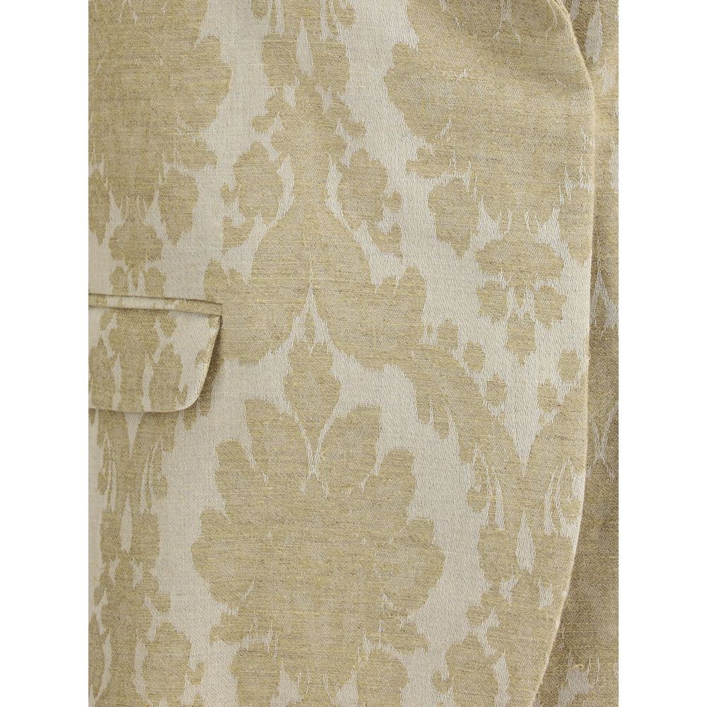 Brocade print Blazer