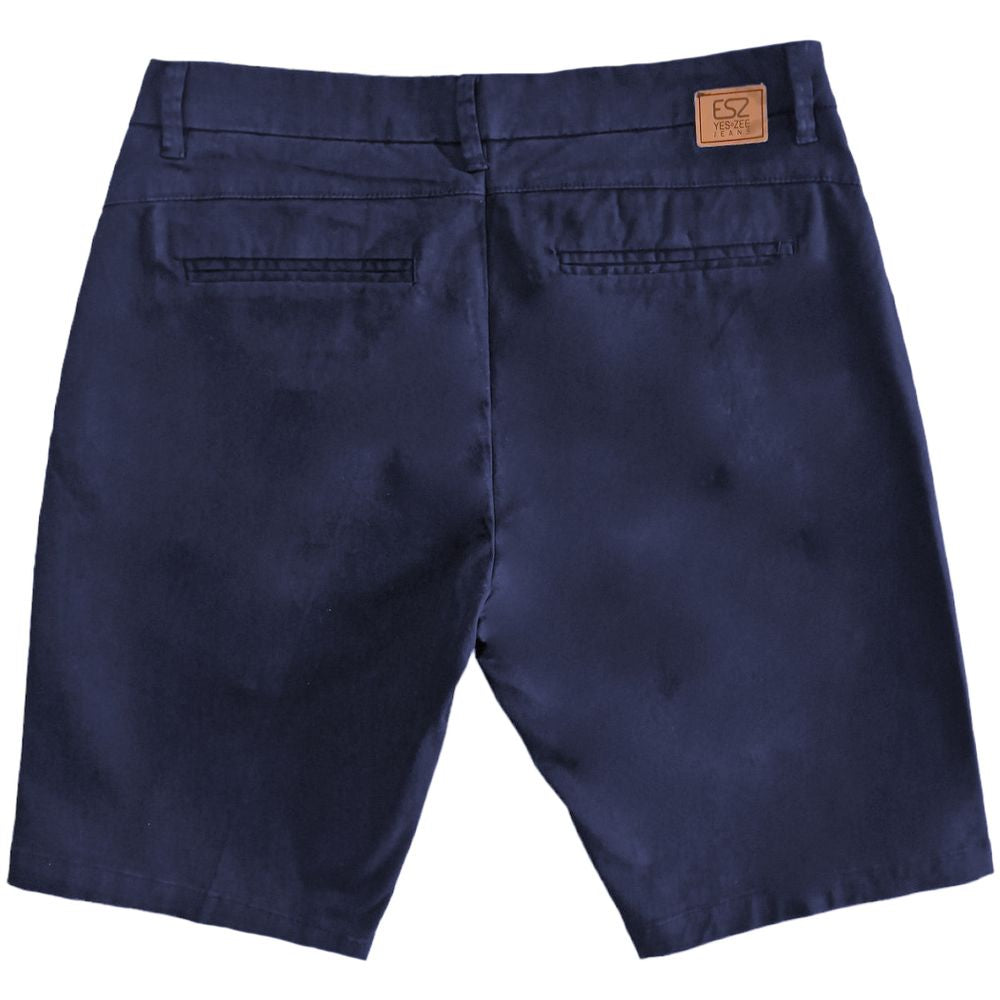Blue Cotton Short