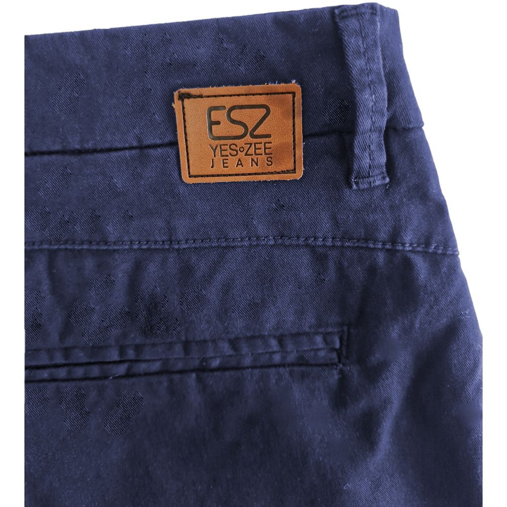Blue Cotton Short