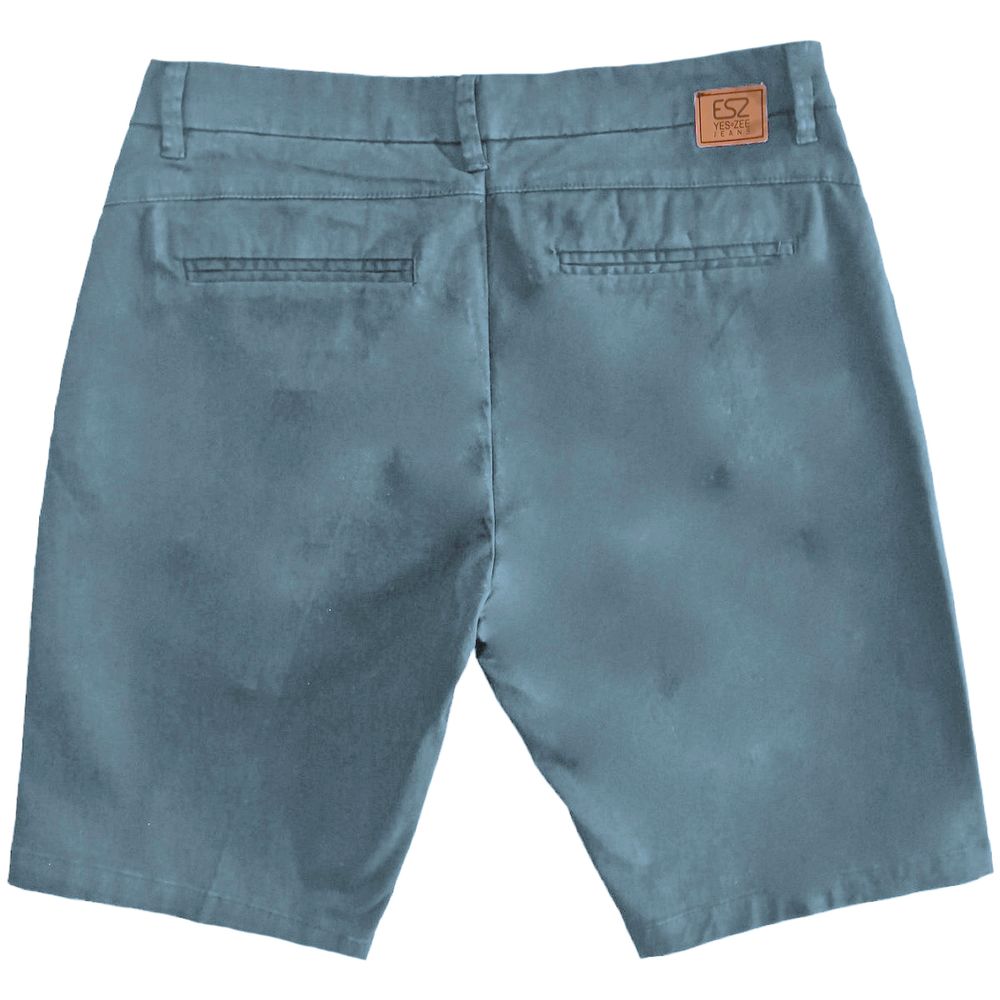 Light Blue Cotton Short