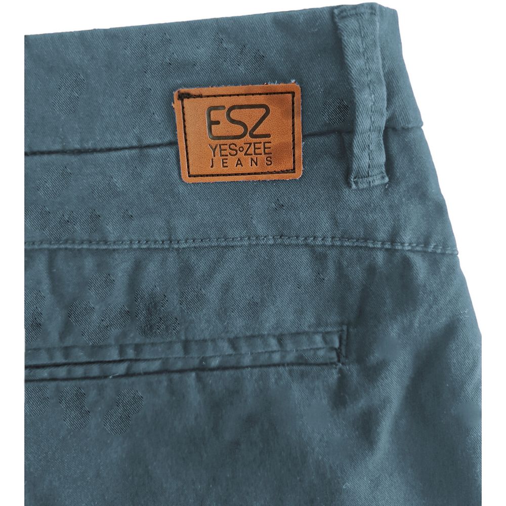 Light Blue Cotton Short