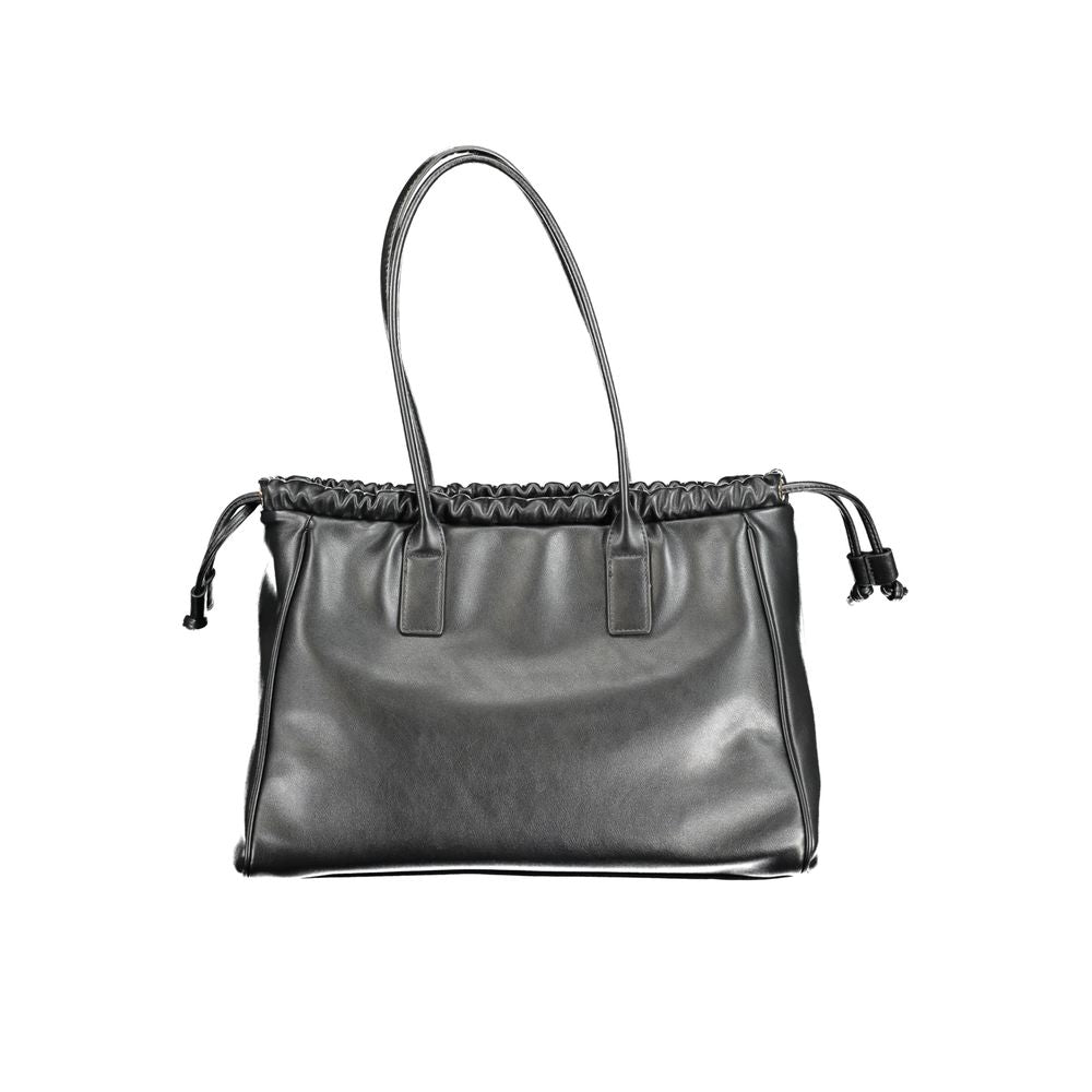 Mario Valentino Black Polyethylene Handbag