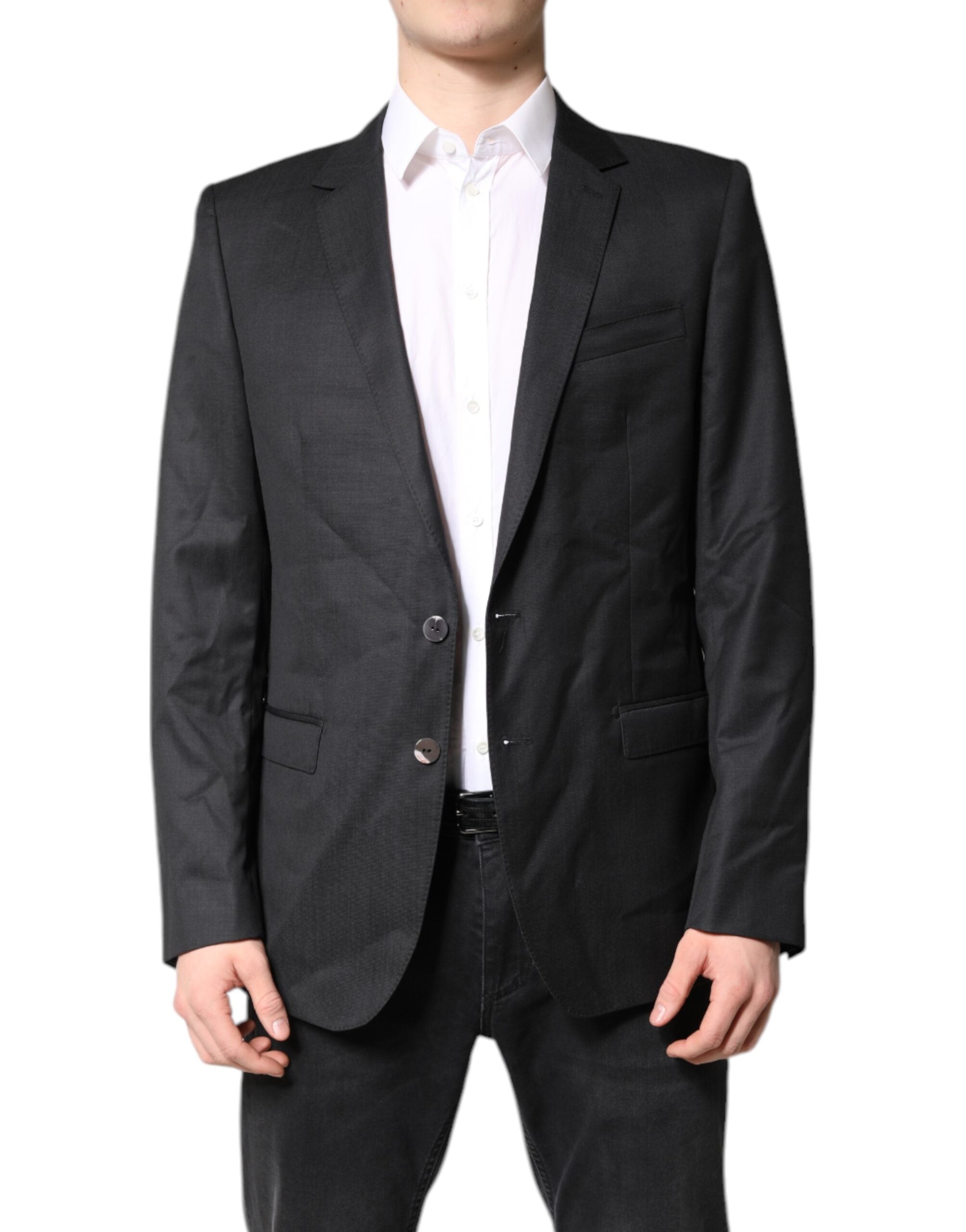 Black Single Breasted Men Coat MARTINI Blazer