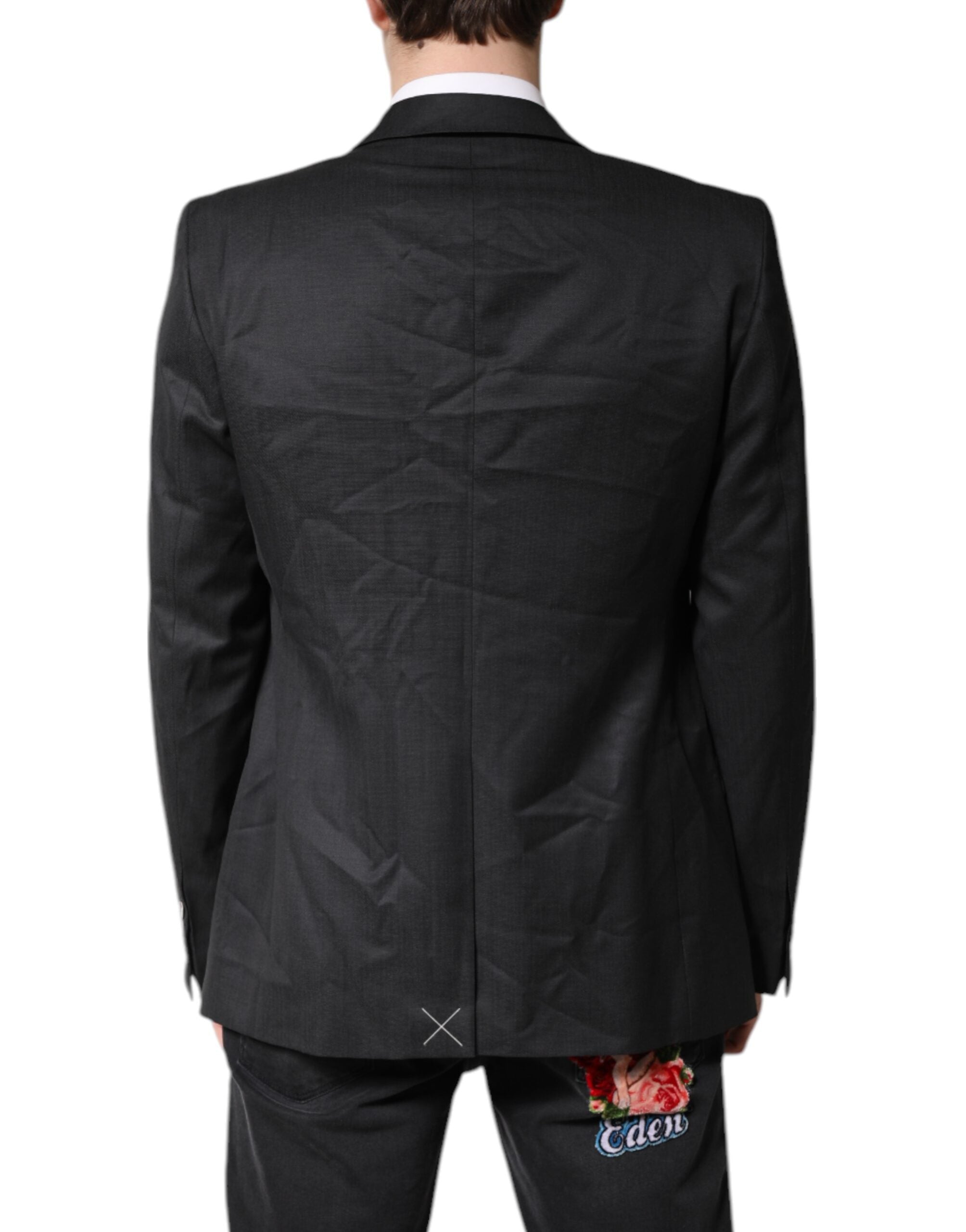 Black Single Breasted Men Coat MARTINI Blazer