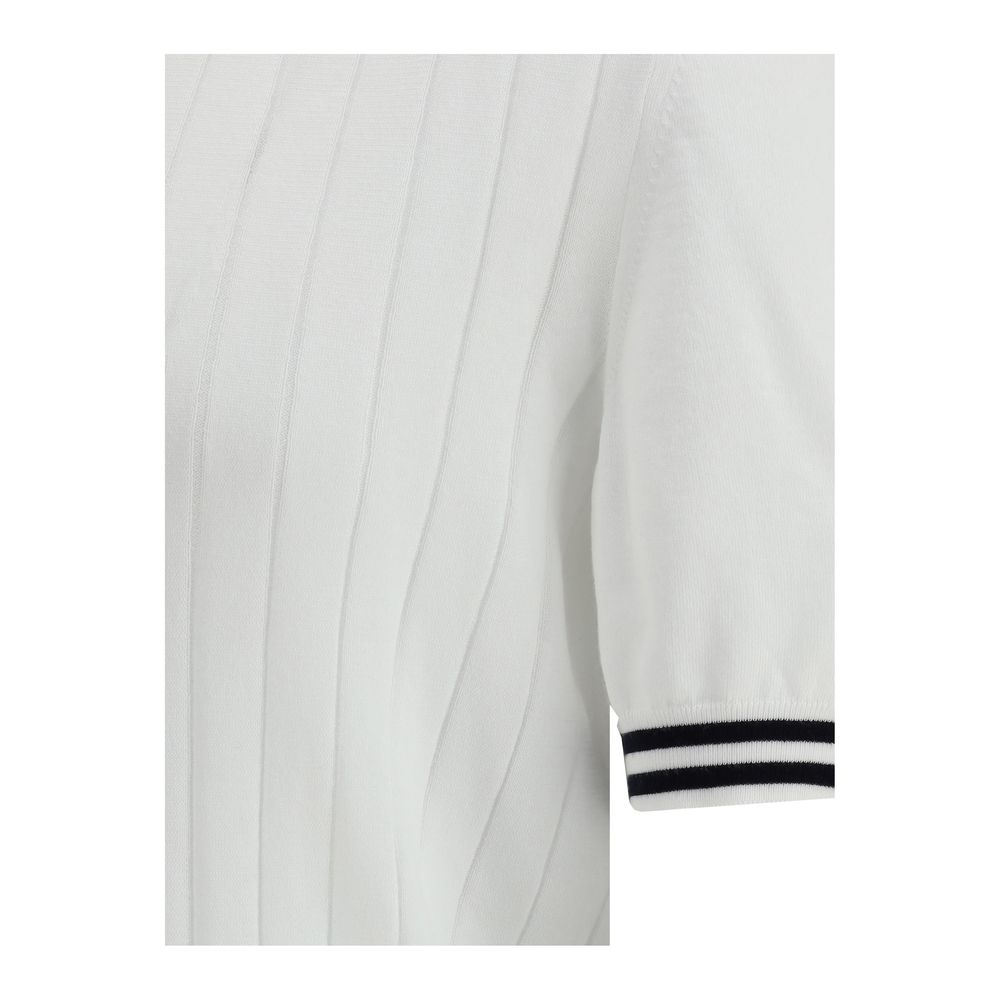 Ribbed Polo Shirt