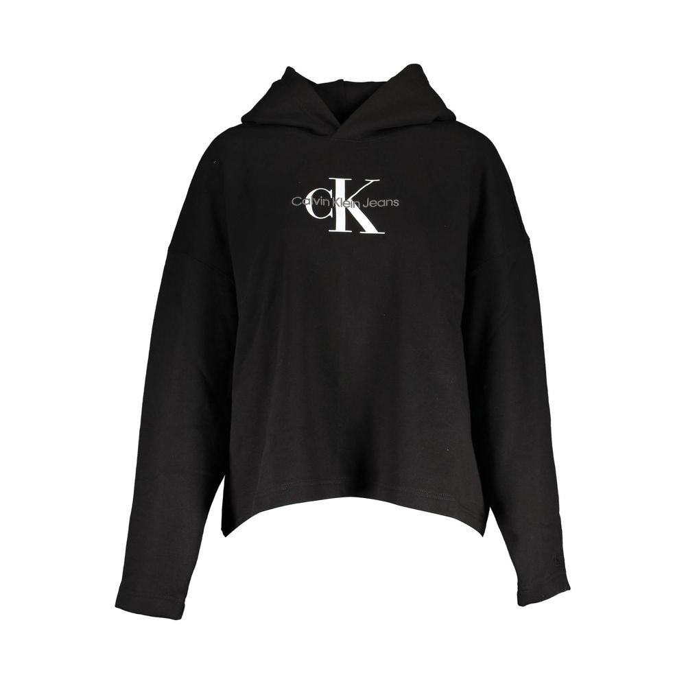 Calvin Klein Black Cotton Women's Hoodie - Luxe Marca