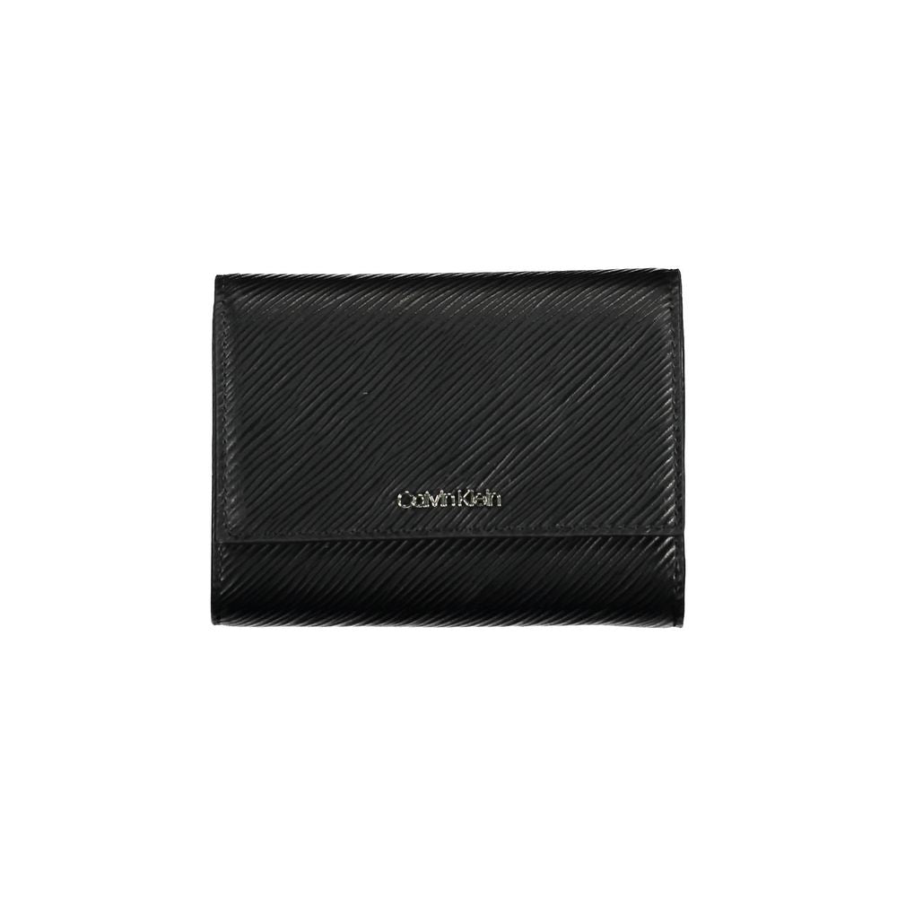 Calvin Klein Black Polyurethane Women Wallet - Luxe Marca