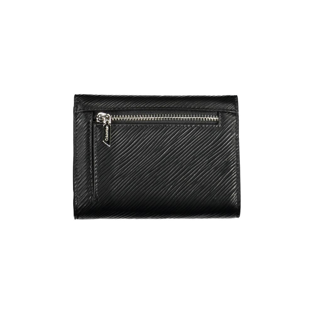 Calvin Klein Black Polyurethane Women Wallet - Luxe Marca