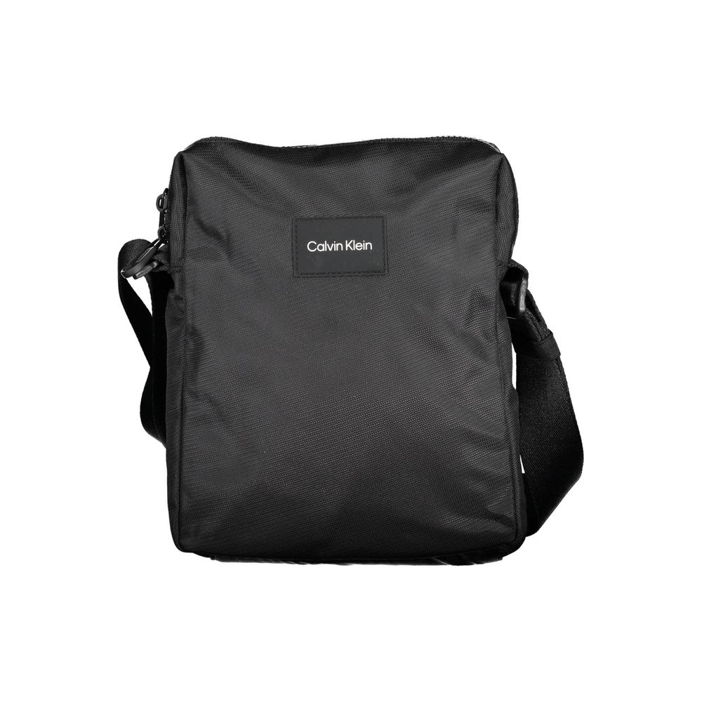Calvin Klein "Black Polyester Mens Shoulder Bag" - Luxe Marca