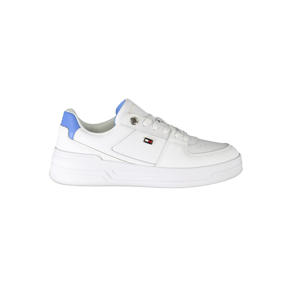 Tommy Hilfiger Bianco Leather Women Sneaker - Luxe Marca