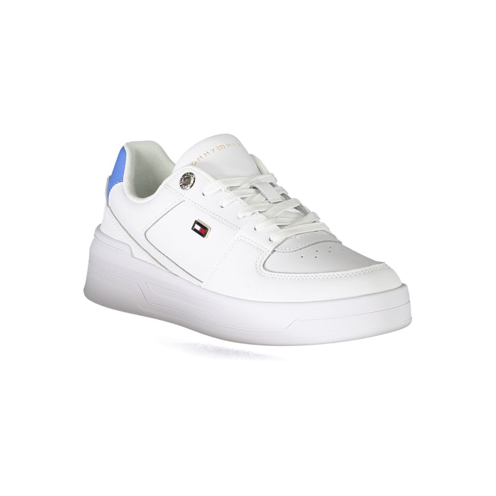 Tommy Hilfiger Bianco Leather Women Sneaker - Luxe Marca