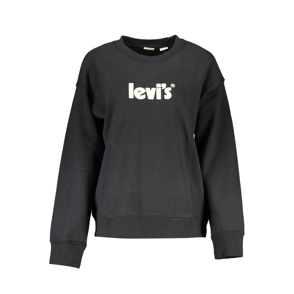 Levi's Black Cotton Women Sweatshirt - Luxe Marca