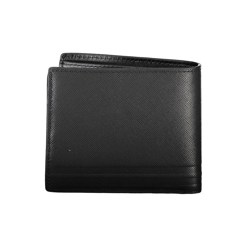 Tommy Hilfiger Black Leather Men Wallet - Luxe Marca