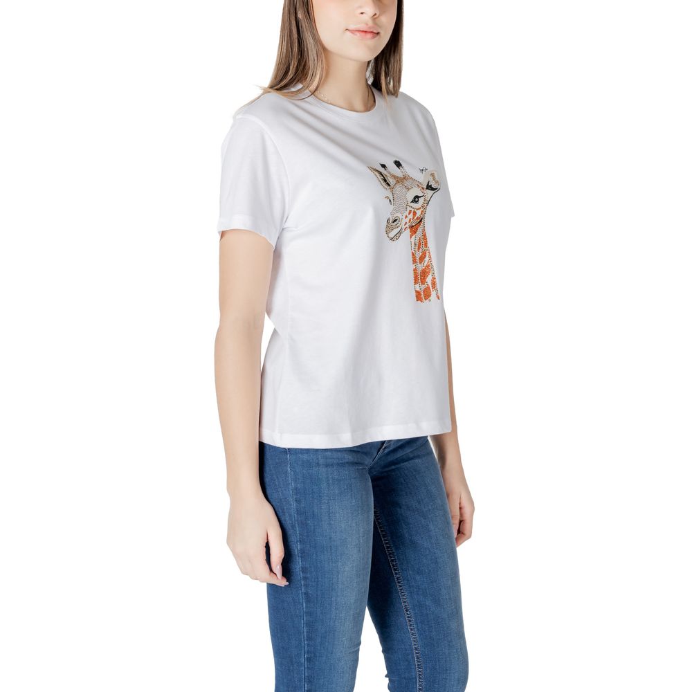 White Cotton Tops & T-Shirt