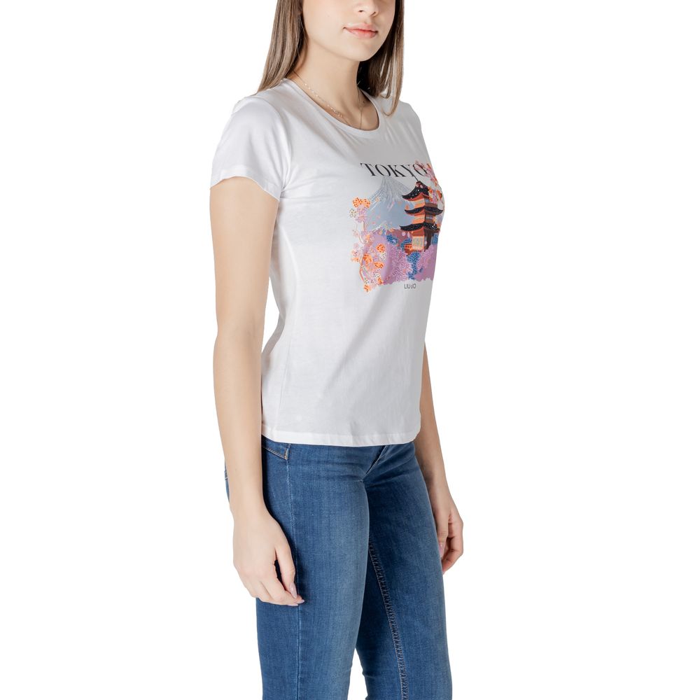 White Cotton Tops & T-Shirt