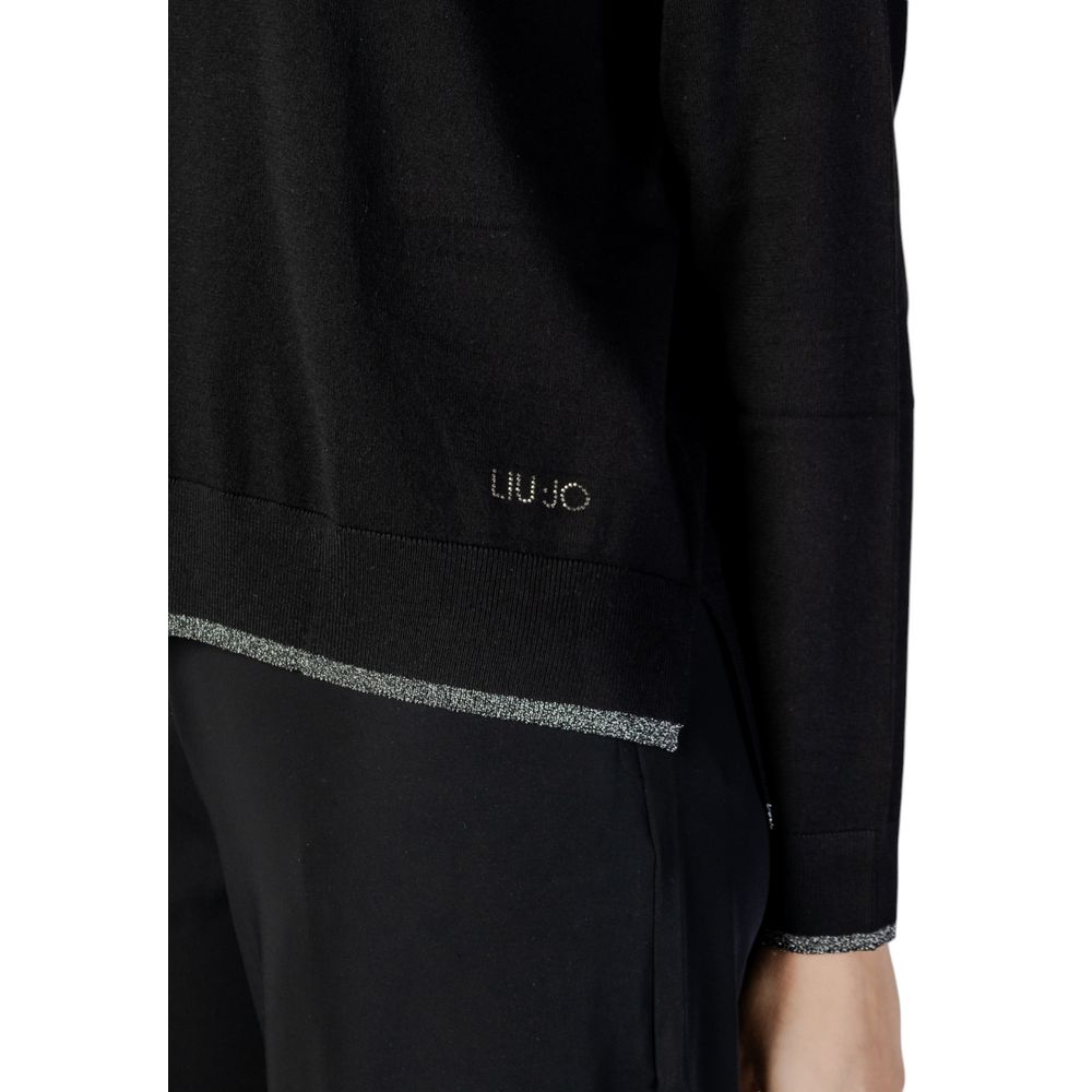 Black Viscose Tops & T-Shirt