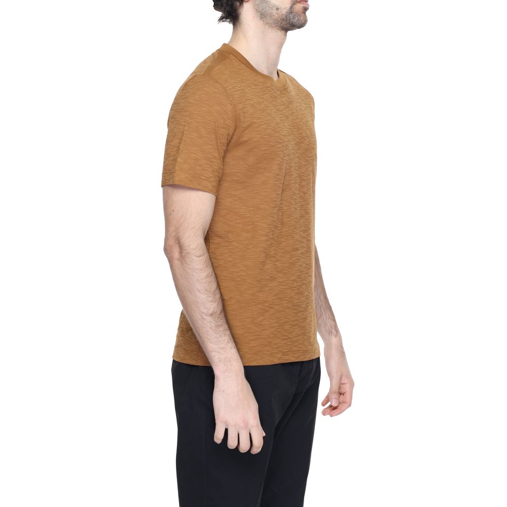 Brown Cotton T-Shirt