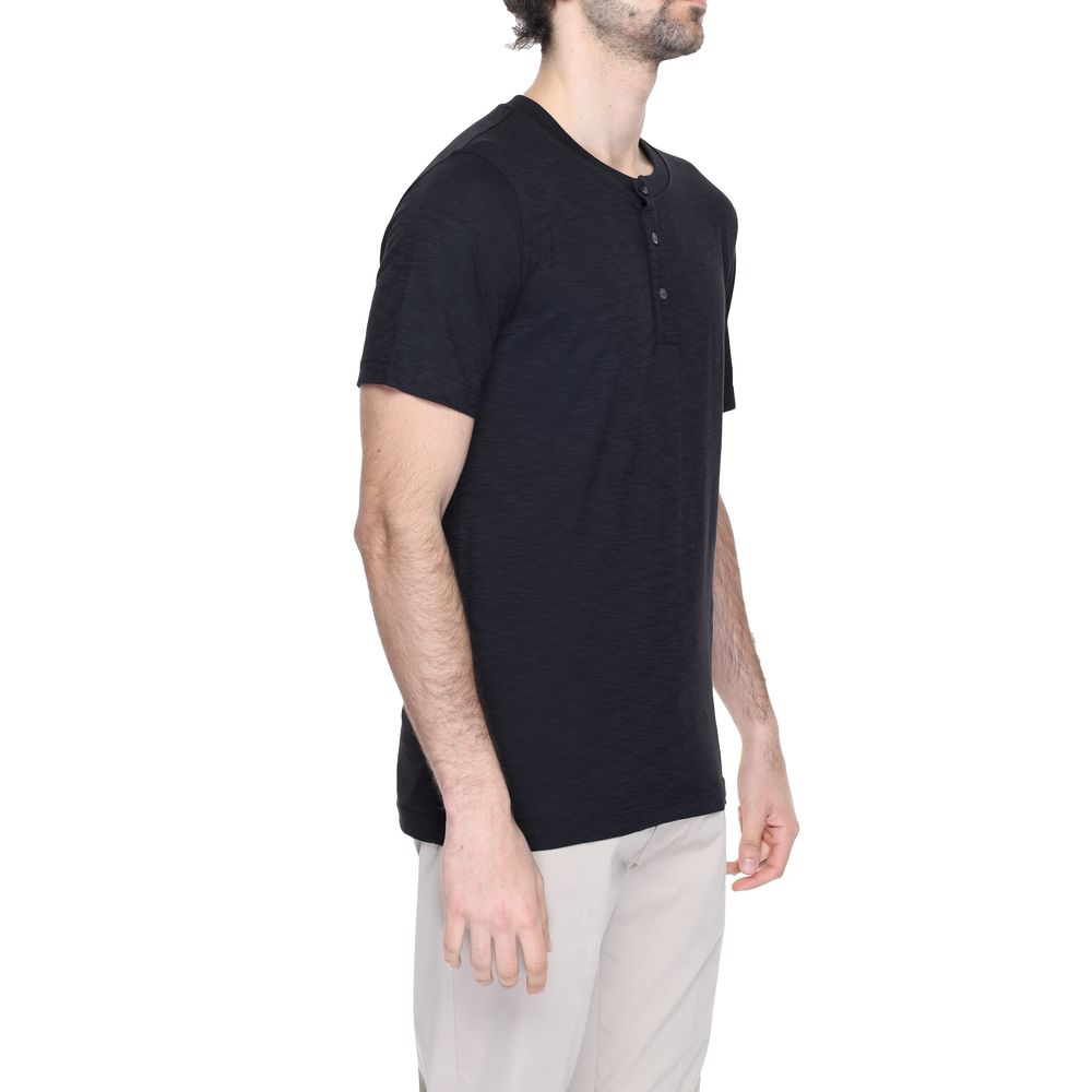 Black Cotton T-Shirt