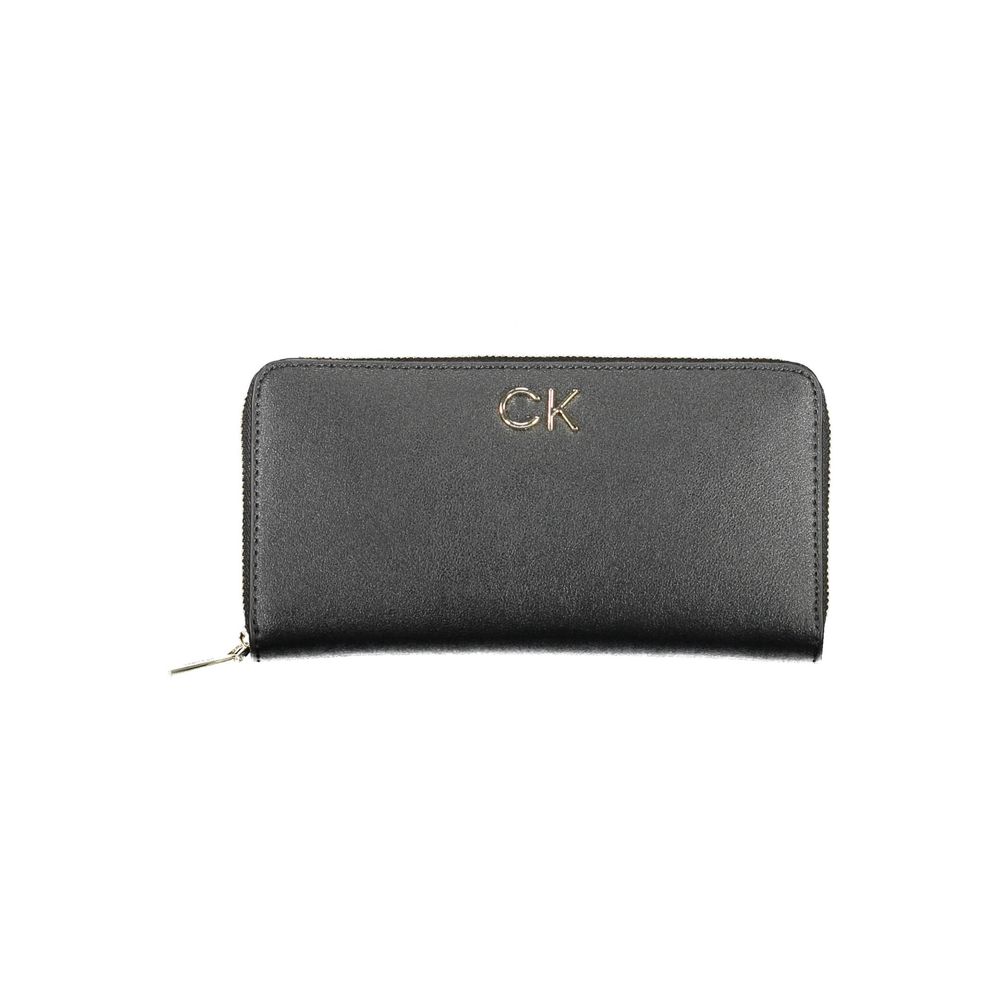Calvin Klein Black Polyethylene Women Wallet - Luxe Marca
