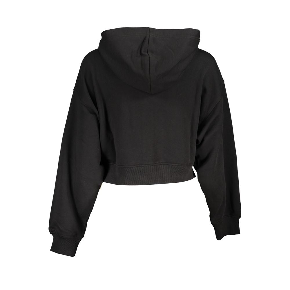 Calvin Klein Black Cotton Women's Sweatshirt - Luxe Marca