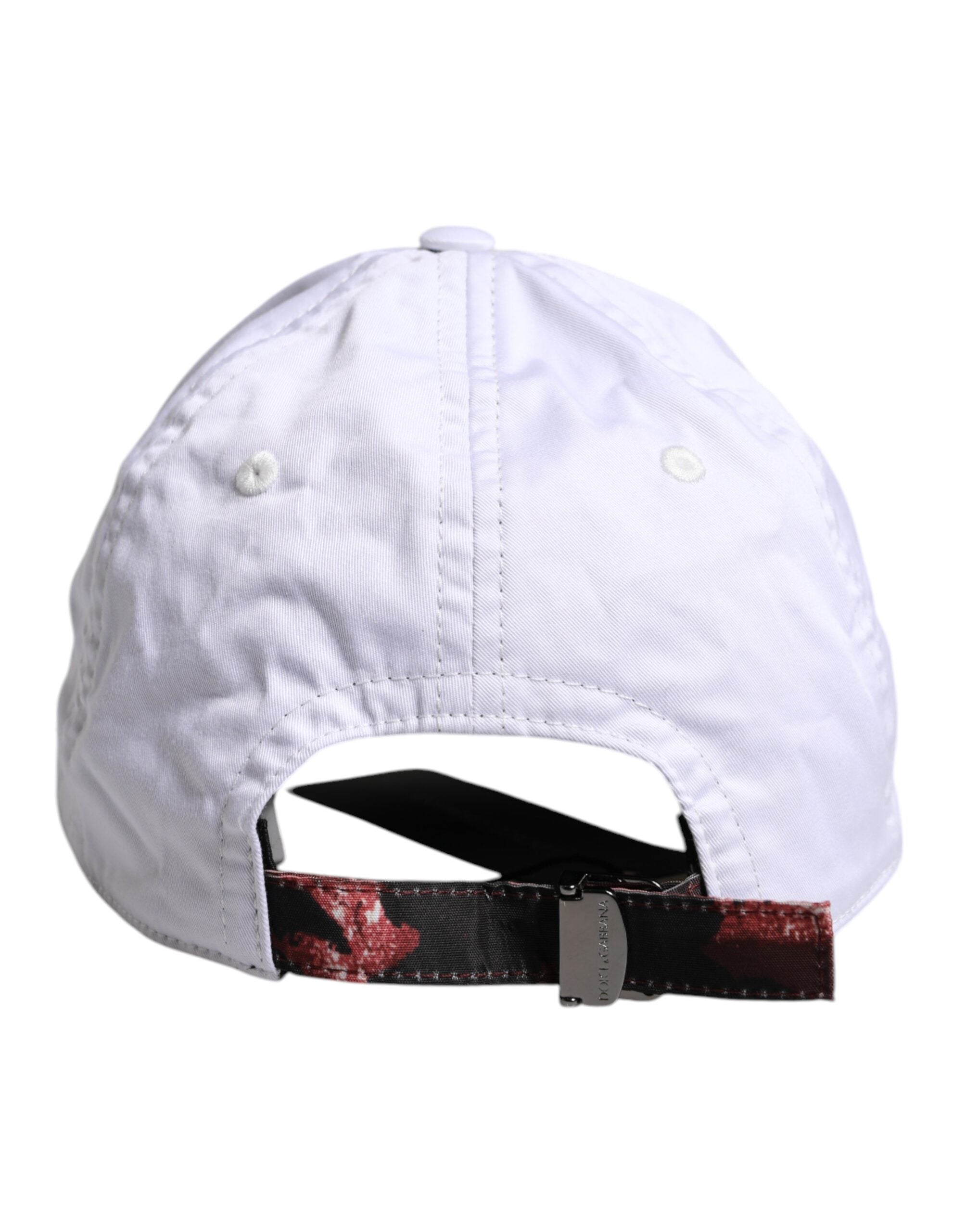 White Camouflage Print 6 Panels Baseball Cap