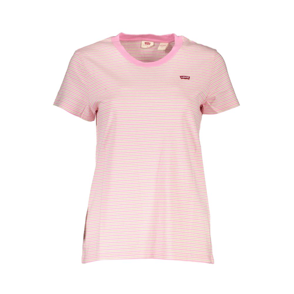 Levi's Rosa Cotton Women T-Shirt - Luxe Marca