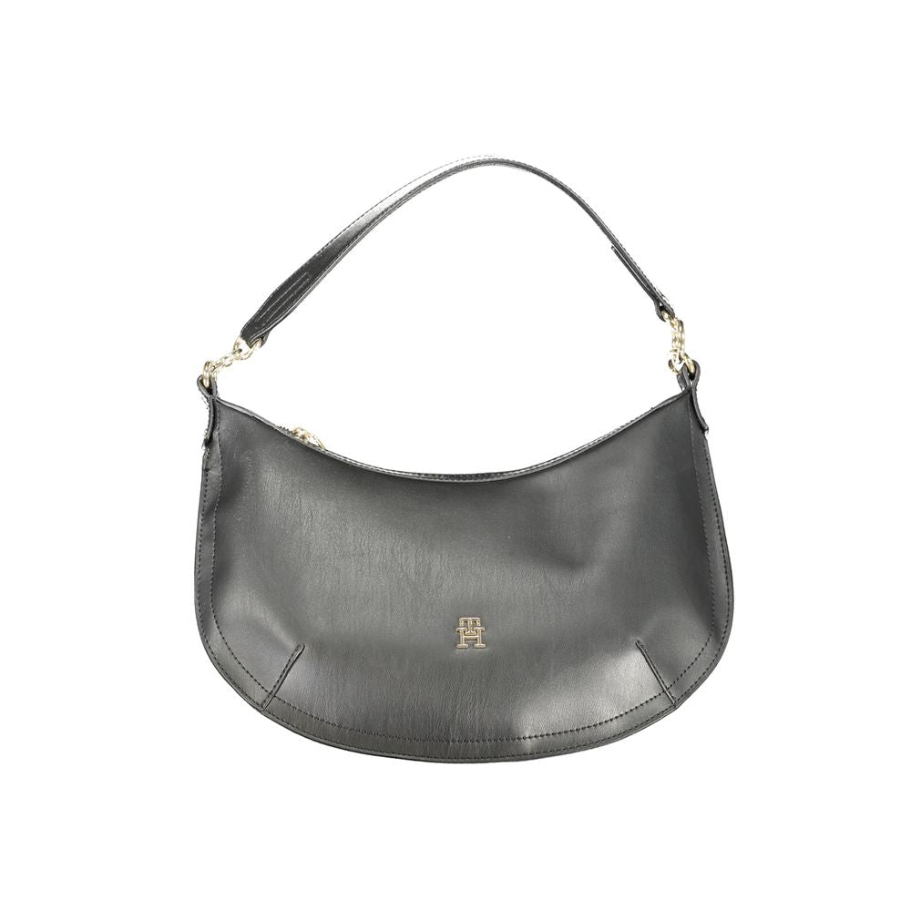 Tommy Hilfiger Nero Poliuretano Women Handbag - Luxe Marca