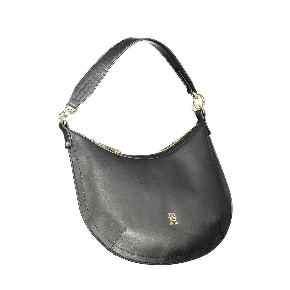 Tommy Hilfiger Nero Poliuretano Women Handbag - Luxe Marca