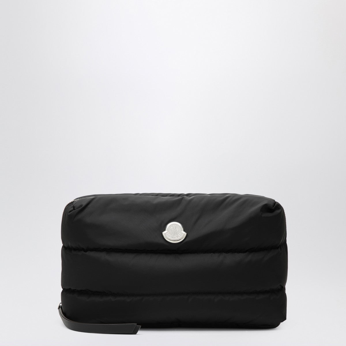 Moncler Moncler Caradoc beauty case in quilted black nylon