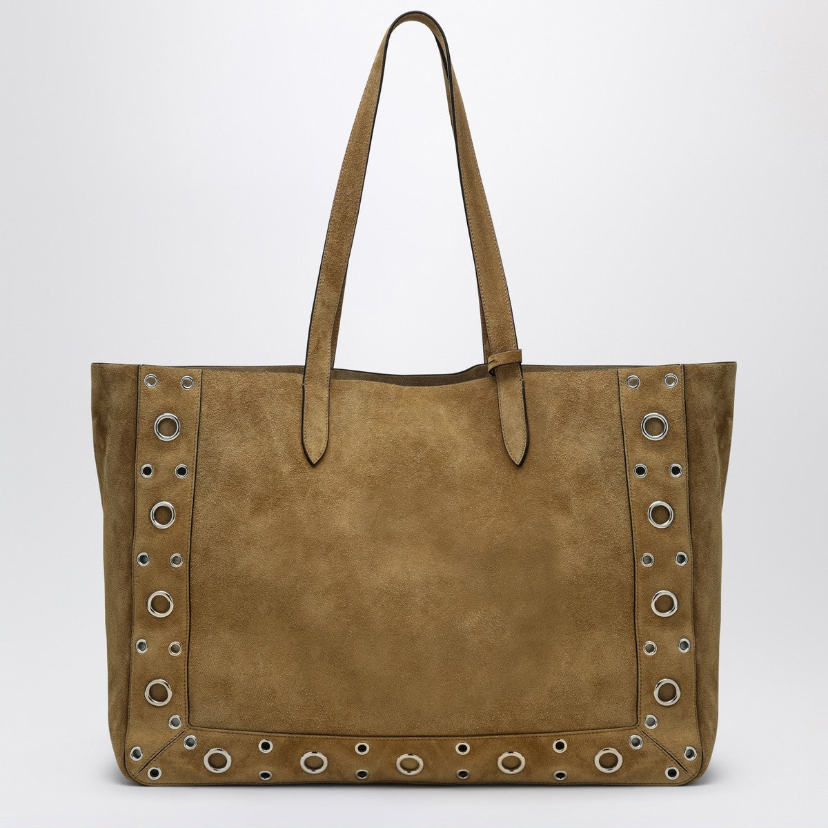 Valentino Garavani Valentino Garavani Large Nellcôte tote bag in havana suede