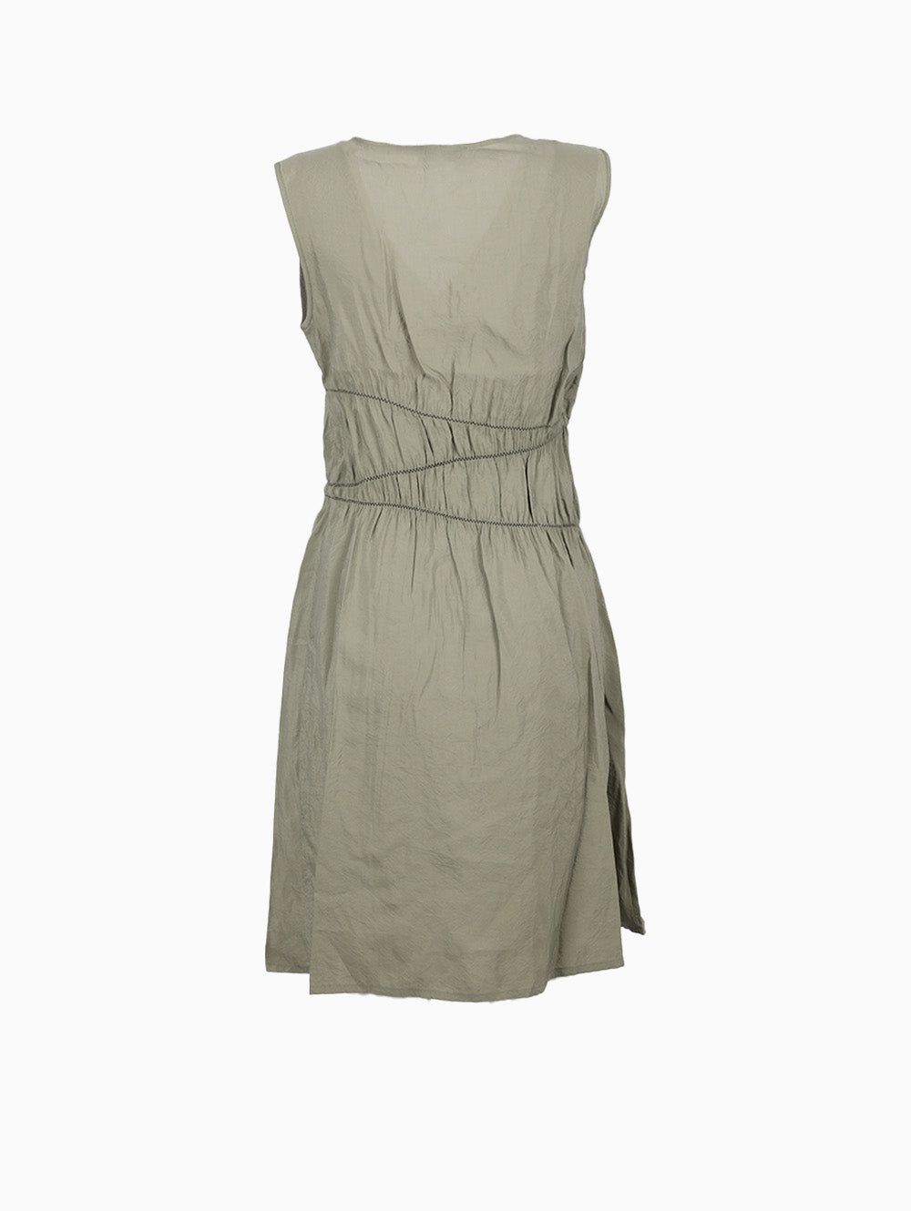 فستان كليسو - كاكي