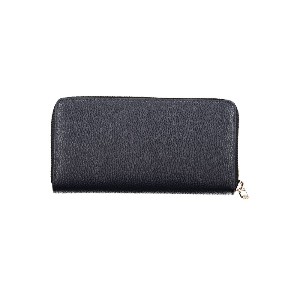 Tommy Hilfiger Blue Polyurethane Women Wallet - Luxe Marca