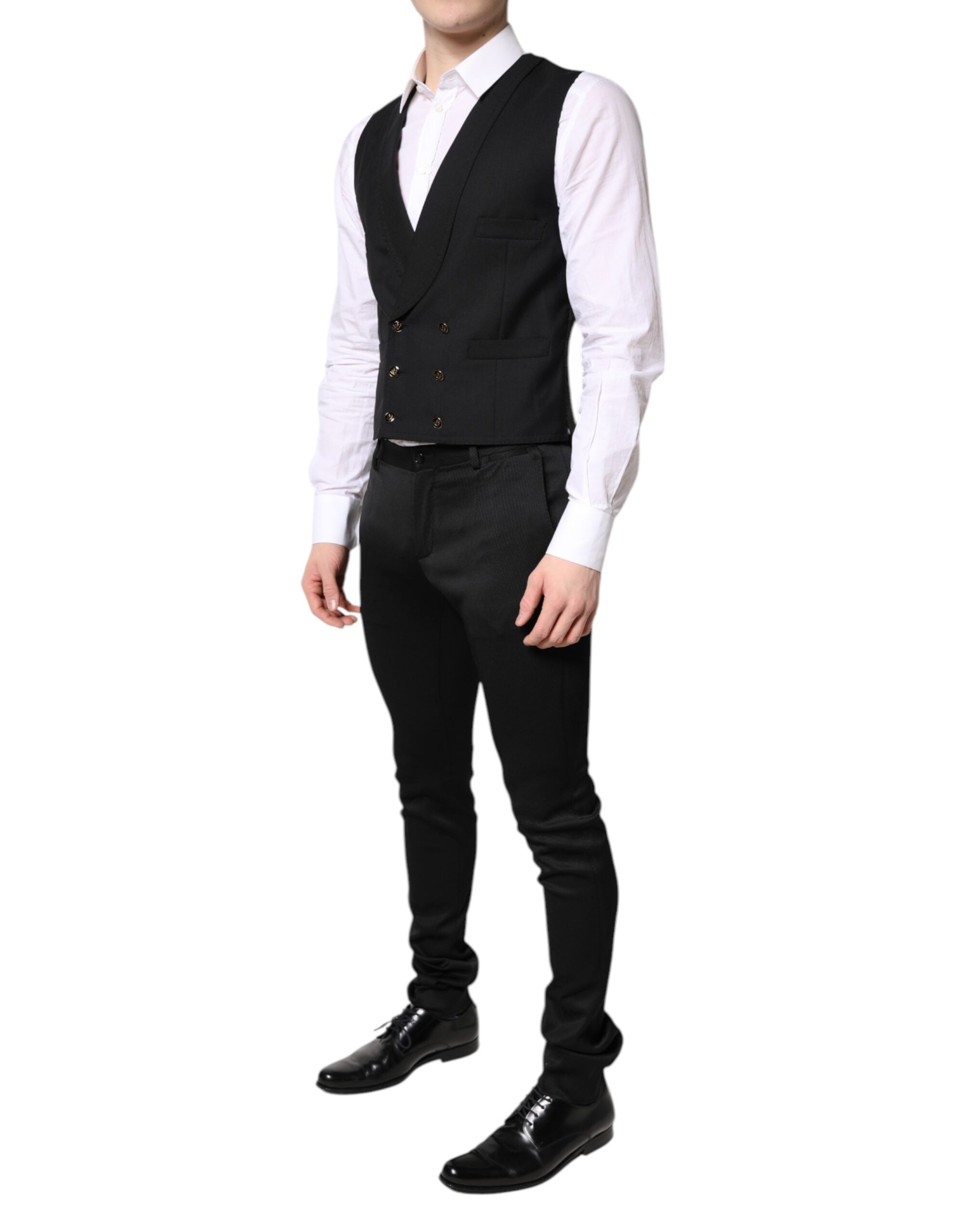 Black Single Breasted Formal 3 Piece Suit