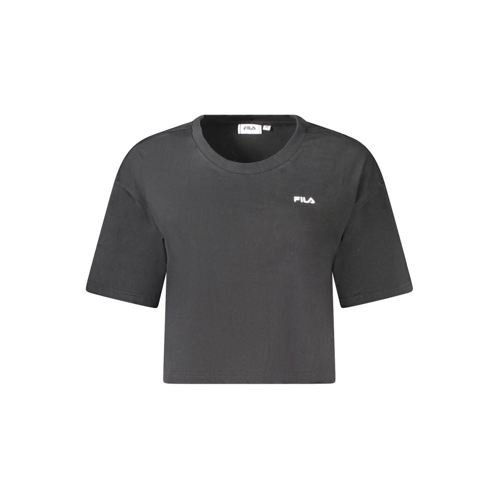 Black Cotton Tops & T-Shirt
