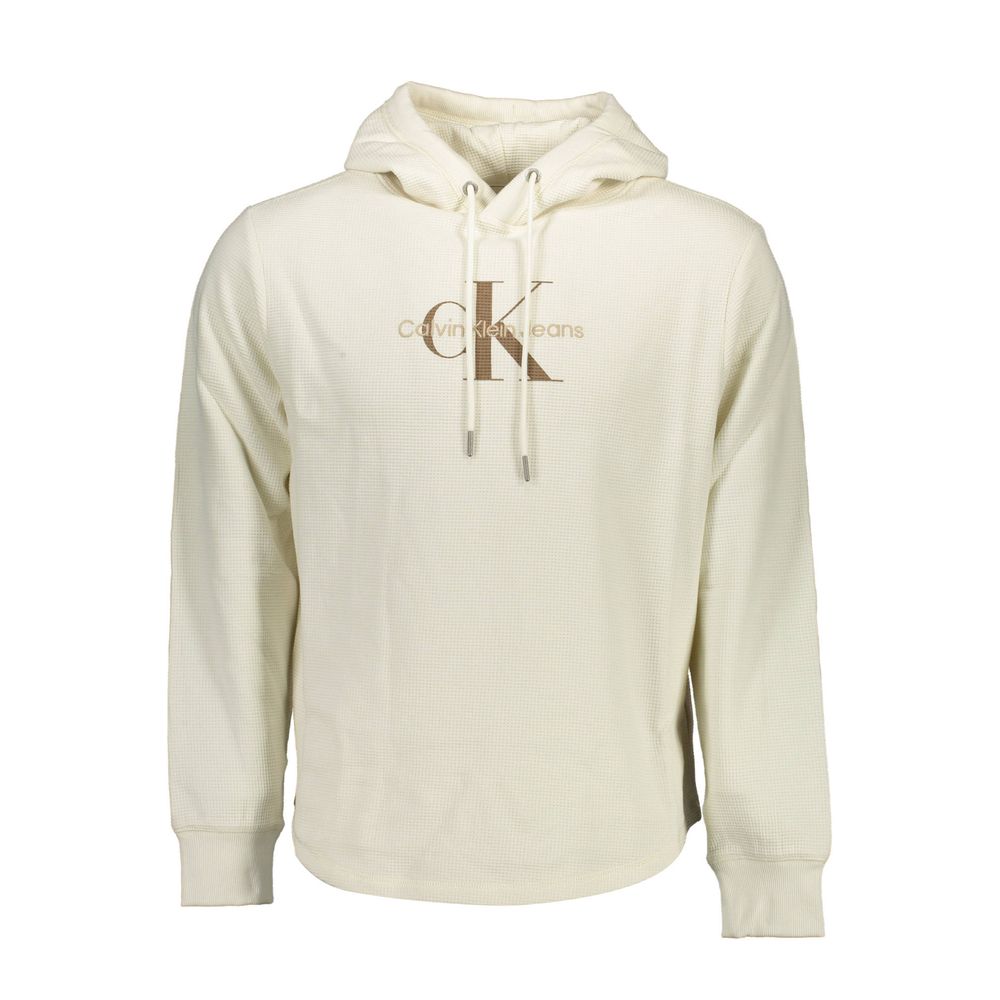 Calvin Klein White Cotton Men Sweater - Luxe Marca